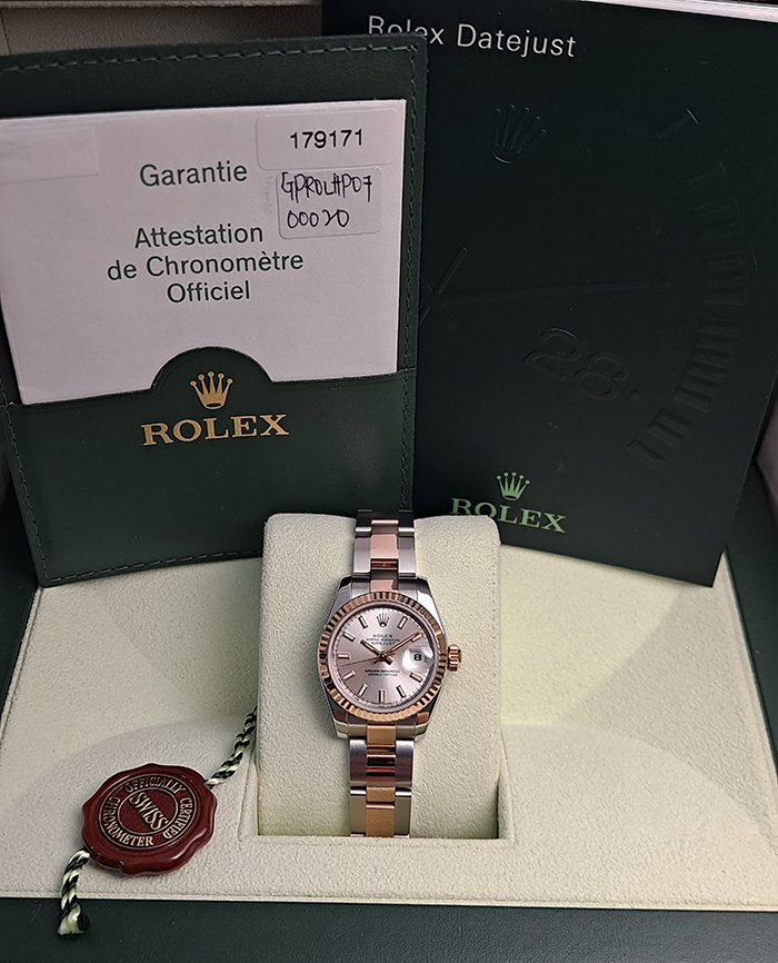 Rolex Lady-Datejust RG/SS Ref. 179171